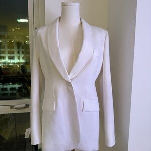 Zara White Blazer